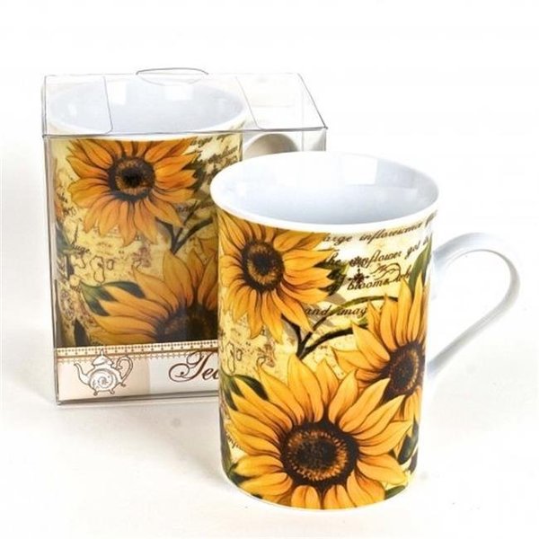 Cookhouse Porcelain Mug In Gift Box - Sunflowers Tea Time CO1380490